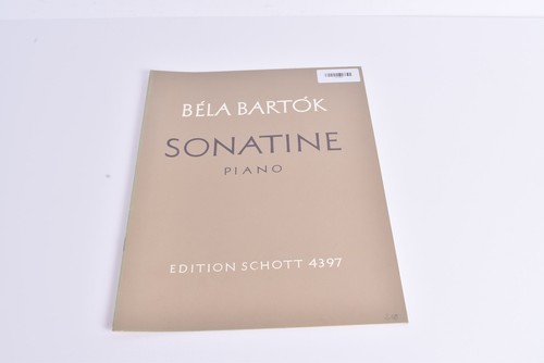 Notenbuch bela bartok sonatine - notenbuch,