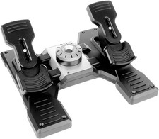 Logitech G Saitek Pro Flight Rudder Pedals USB Pedale mit Zehenbremse PC