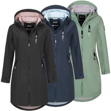 Sublevel Damen Softshellmantel Jacke Mantel Outdoor Parka Softshelljacke LSL-497