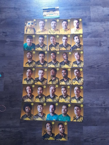 Autogrammkarten satz bvb - autogrammkarten,