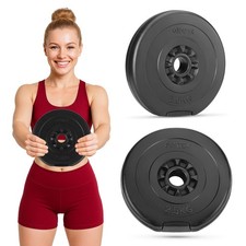 Gymtek® Hantelscheibe Gewichtsscheibe Hantelgewichte 2.5 - 10kg Gewichte, Ø31 mm