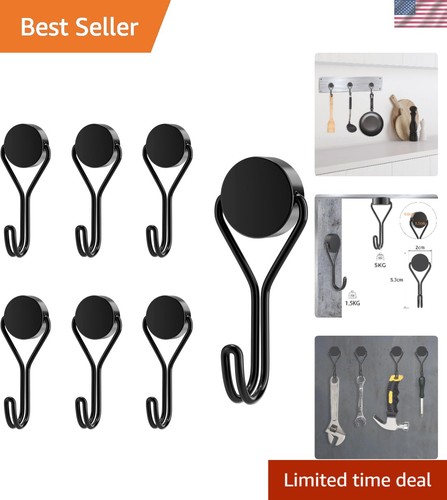 Schwarze magnethaken set von - -,
