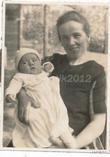 Foto, Fam. a.Bremen, Tante Paula mit klein Friedrich, 1925, 5026-1214