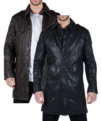 Herren lederjacke schwarz - lederjacke,