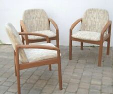 1 (v.4) Stuhl Teak massiv dining chairs danish design mid century