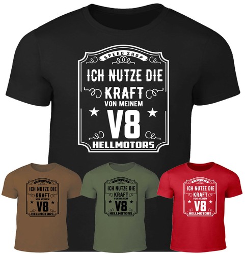 Fun herren shirt - v8, t-shirt