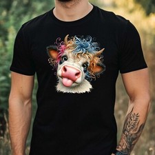 T-Shirt Herren Lustige Kuh