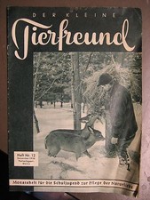 DER KLEINE TIERFREUND 1956 DEZEMBER HEFT Nr. 12 MONATSHEFT FÜR DIE SCHULJUGEND