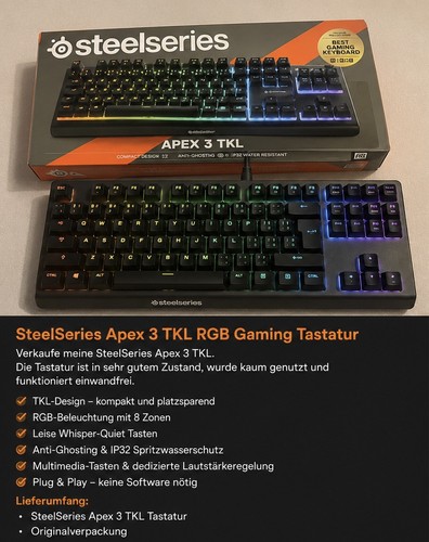 Steelseries apex tkl rgb - apex,