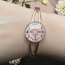 Offener Armreif Armband Gold