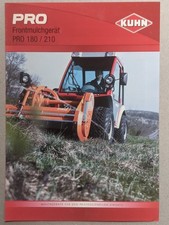 Kuhn PRO 180 / 210 Front Mulchgeräte Mulcher Prospekt Traktor Bulldog Schlepper