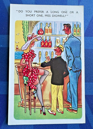 Comic postkarte 50er jahre - comic,
