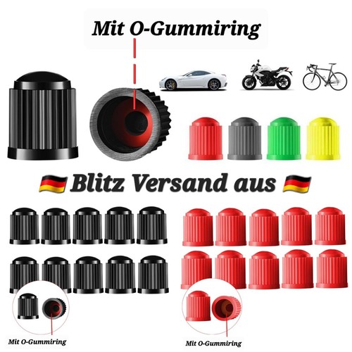 10x auto ventilkappen - 10x,