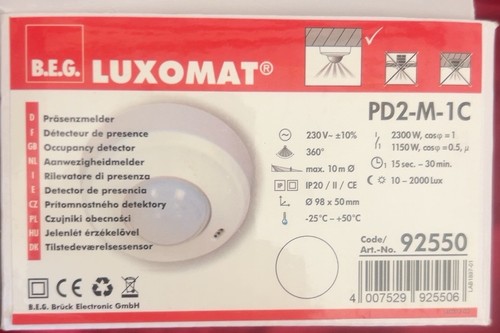 Luxomat pd2 m 1c - b.e.g.,