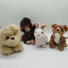 FurReal Friends  Stofftiere -Set mit Hund, Affe, Hase & Leopard
