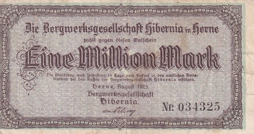Herne hibernia 1 - hibernia, million
