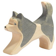 Schlittenhund laufend -