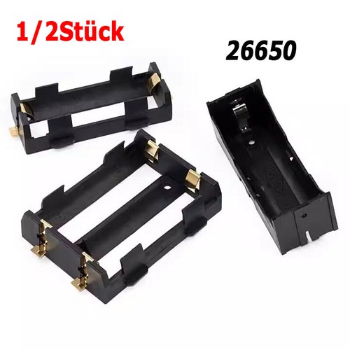 26650 schwarz akku halter - schwarz,