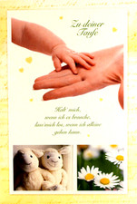 weber Grußkarte zur Taufe