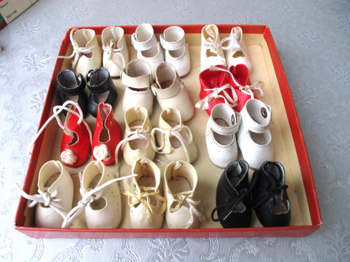 Paar ddr puppenschuhe - paar,