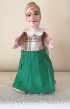 Dresdner Künstlerpuppe Handpuppe Großmutter Oma Fa. Expertic DDR