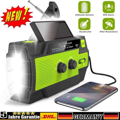 Handkurbel radio solar - radio, kurbel
