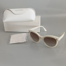 Valentino Brille Sonnenbrille V684S ivory Rockstud Garavani UNGETRAGEN