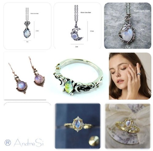 Mondstein schmuck anhänger - schmuck,