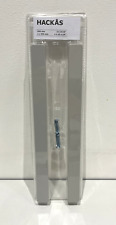2er Pack IKEA HACKAS Metallgriffe Ziehen Schubladenschrank grau 11 13/16", 30 cm