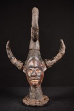 A Large Ekoi Superstructure Head Statue Nigeria Afrika Africa, Afrique 591