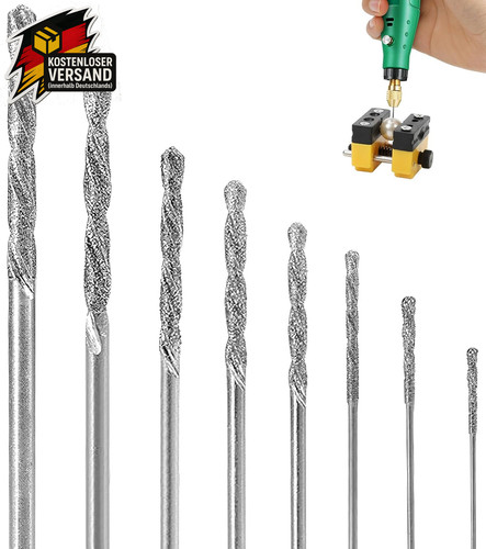 Diamantbohrer set stück - diamantbohrer, 8