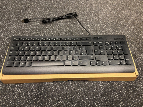 Lenovo usb tastatur - usb, schwarz