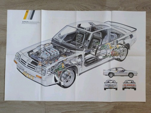 Opel manta 400 betti - betti, poster