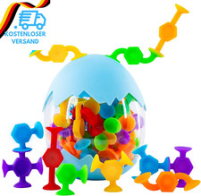 48 Stück Saugnapf Spielzeug,Montessori Spielzeug Ab 3 Jahre,Badewannen Spielzeug