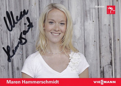 Autogrammkarte maren - autogrammkarte,