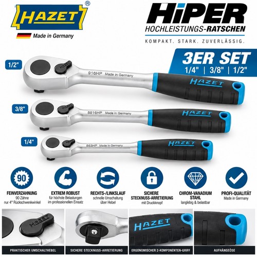 Hazet hiper knarren - hiper, set