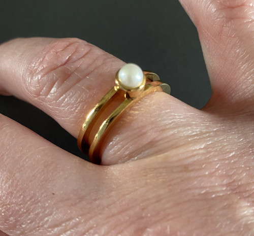 Skagen zuchtperlen ring - skagen,
