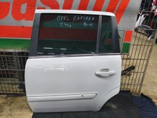 Opel Zafira B Tür Hinten Links Komplett Weiß Z40R
