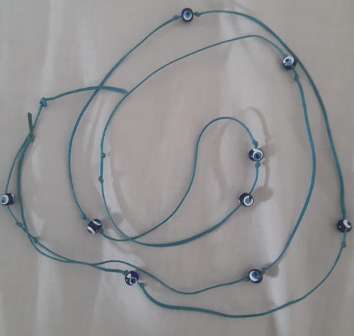 Kette wickelarmband blauer - kette,