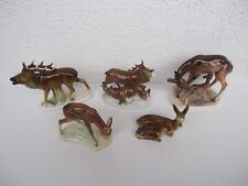 Konvolut porzellan figuren tiere Hirsch / Rehe.