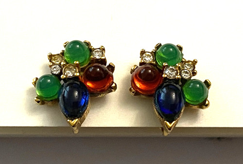 Ohrringe clips cabochons aus - clips,