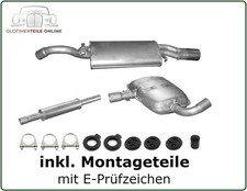 Auspuff Set für VW Corrado