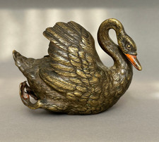 Figur großer Schwan Swan Cygne Wiener Bronze Vienna Wien?
