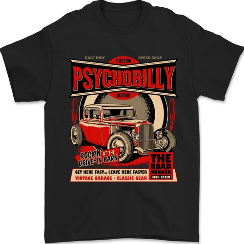 Psychobilly custom hot rod - custom,