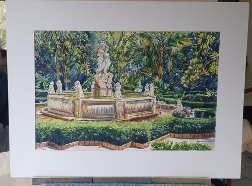 Original aquarell - aquarell, (60x80cm)
