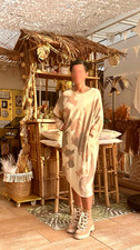 Oversize Longtunika Midikleid