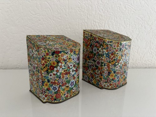 Alte florale blechdosen - alte,,