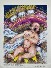 Gerresheim, Das arme Jesulein. 2014. [Signierte Original-Farboffsetlithografie].