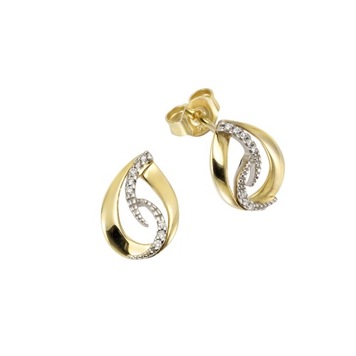 Ohrstecker ohrring damen gold - ohrstecker,