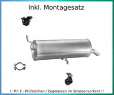 Endschalldämpfer für Peugeot
